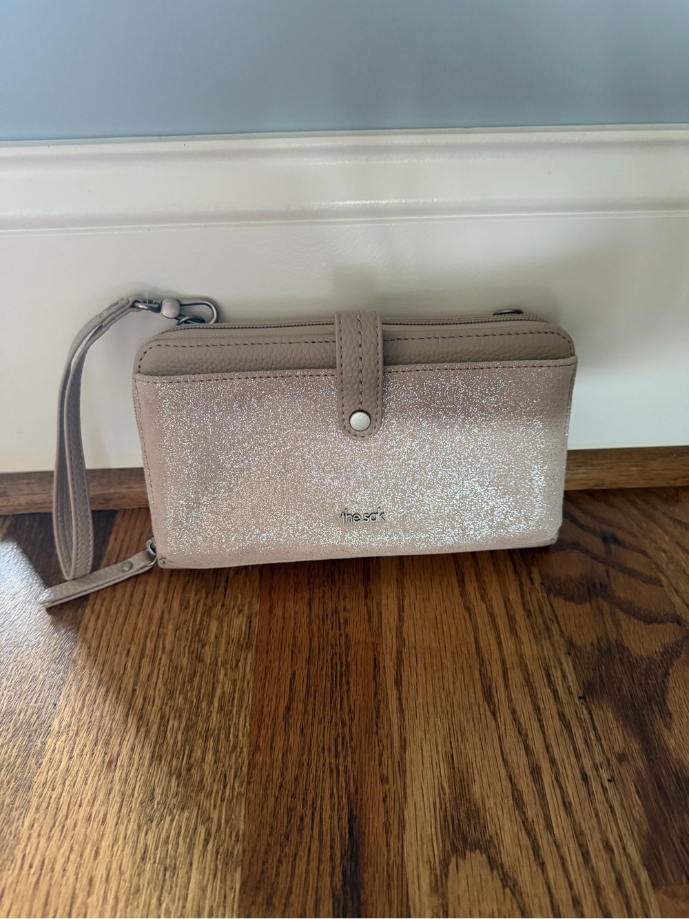 The Sak Glitter Front Wristlet/Wallet